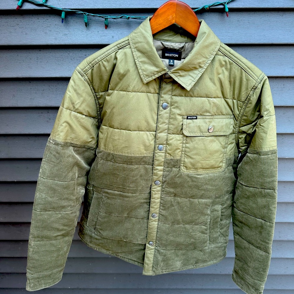 Brixton quilted shirt jacket size small